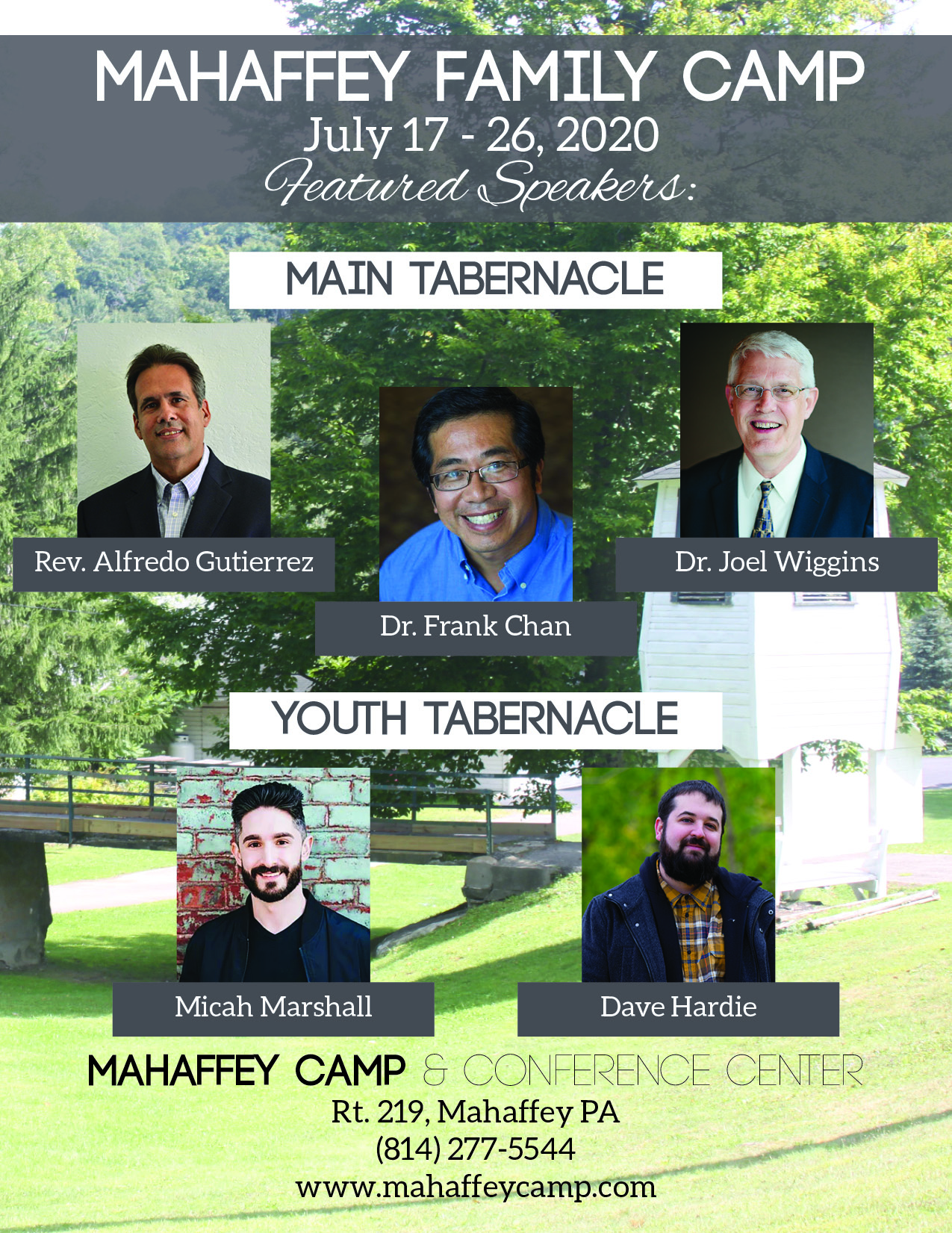 Schedule and Brochure – Mahaffey Camp & Conference Center